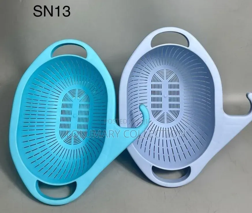 12Pcs Big Size Plastic Sieve Strainer