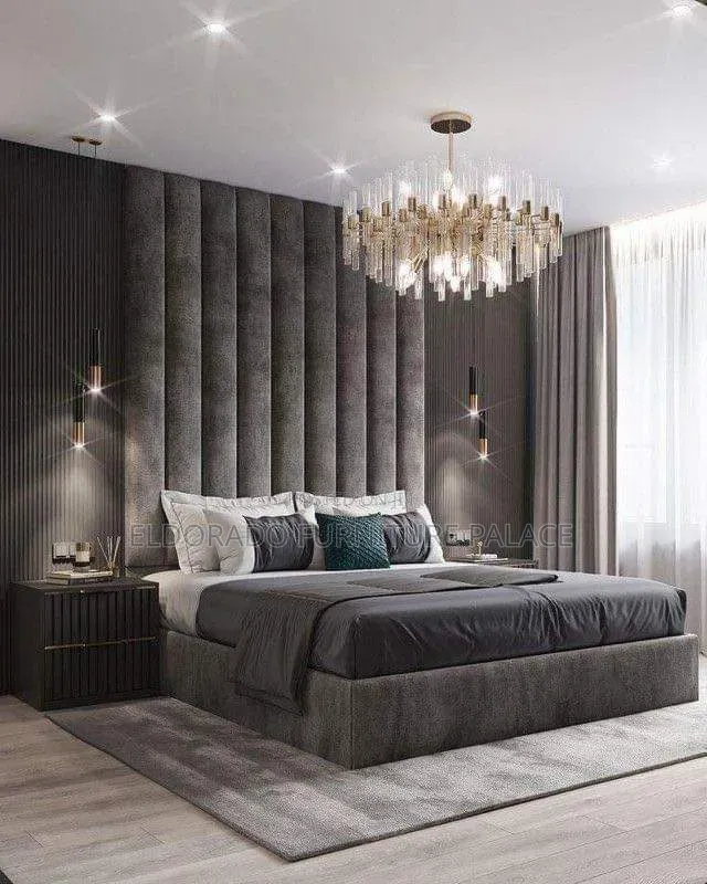 Luxury Full Height Padded Bed Frame