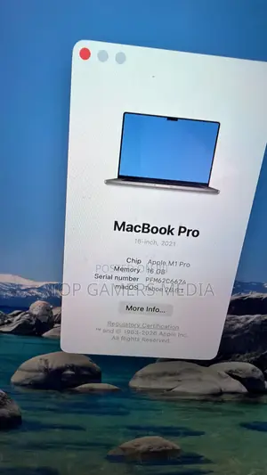 Laptop Apple MacBook Pro 2021 M1 16GB Apple M1 Pro SSD 512GB