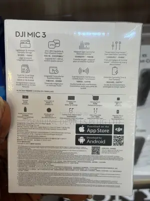 Dji Mic 3 Microphone (2 TX + 1 RX + Charging Case)