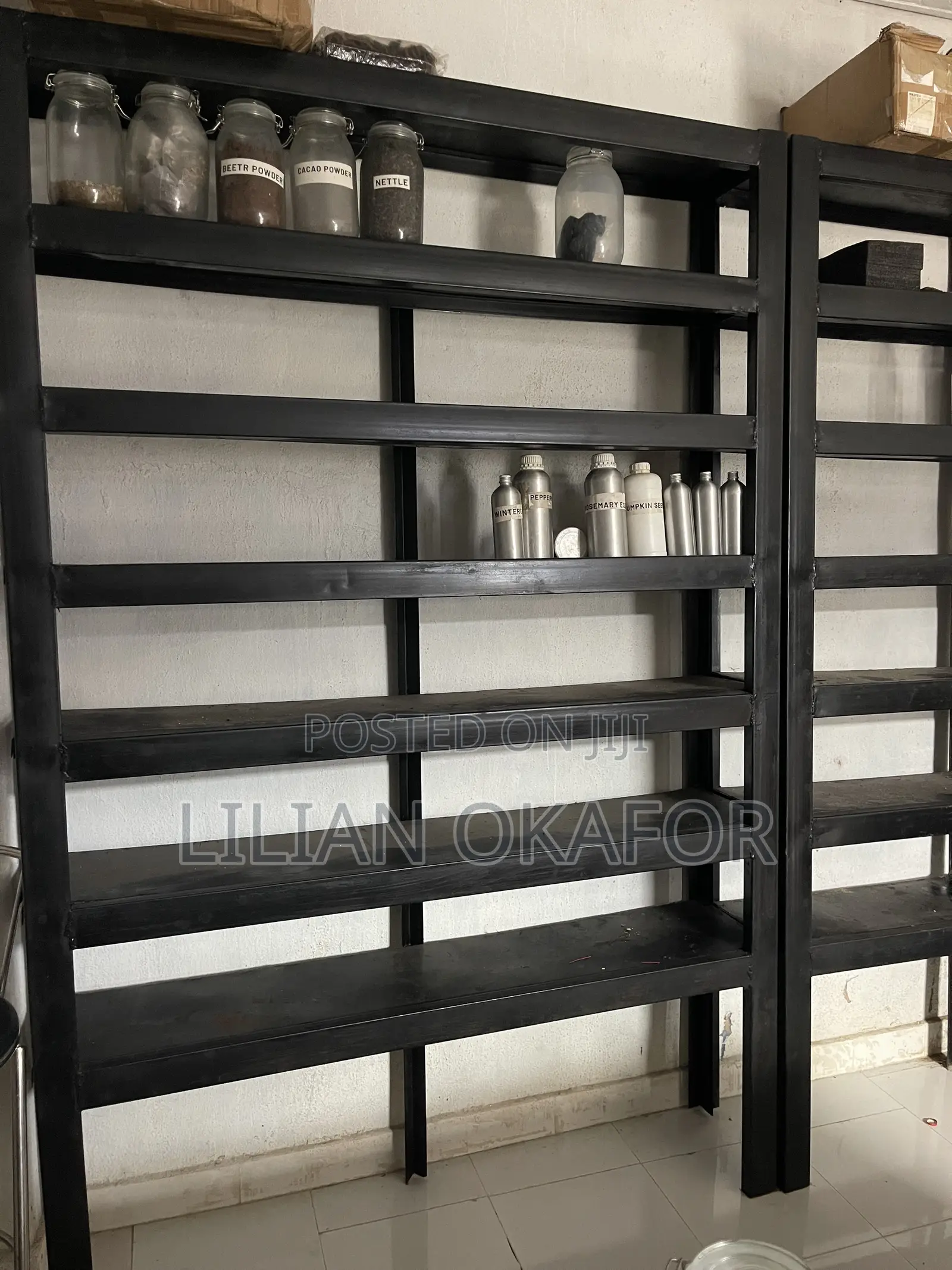 7 Step Heavy Duty Metal Shelf- 2 Sided