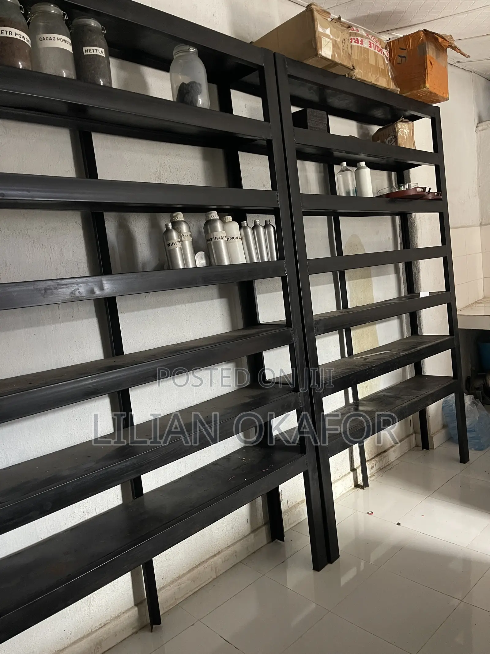 7 Step Heavy Duty Metal Shelf- 2 Sided