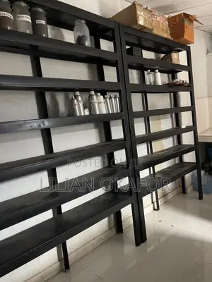 7 Step Heavy Duty Metal Shelf- 2 Sided
