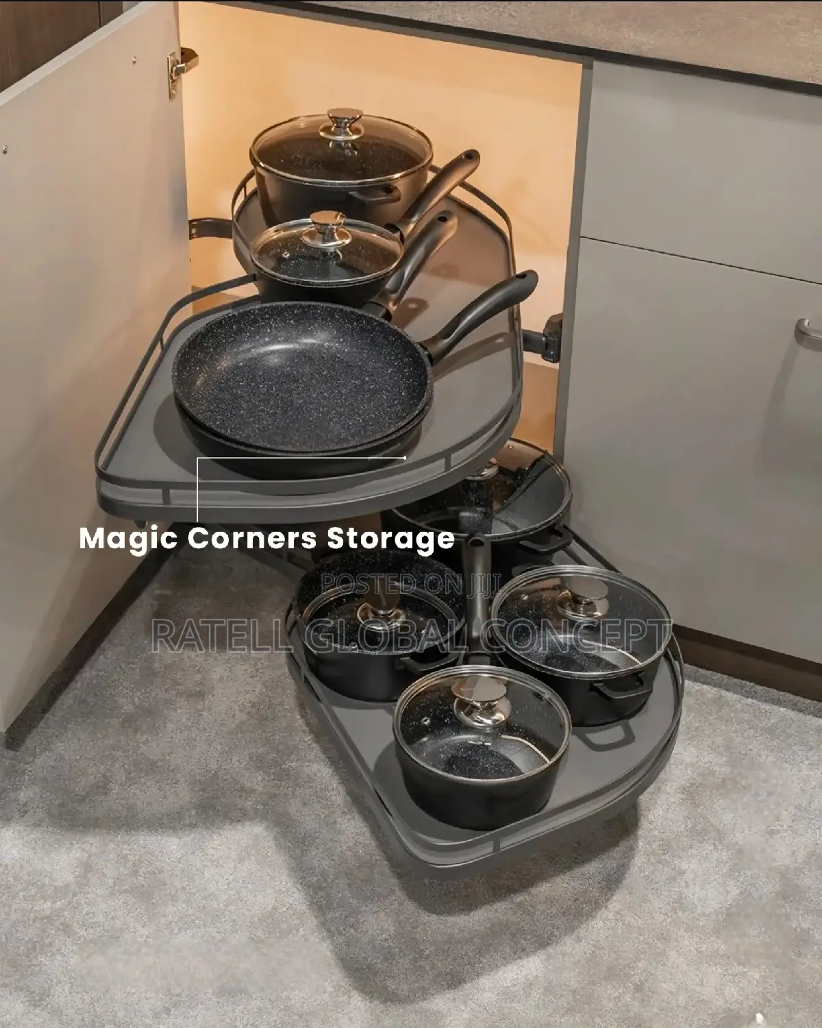 Magic Corner Storage Rack
