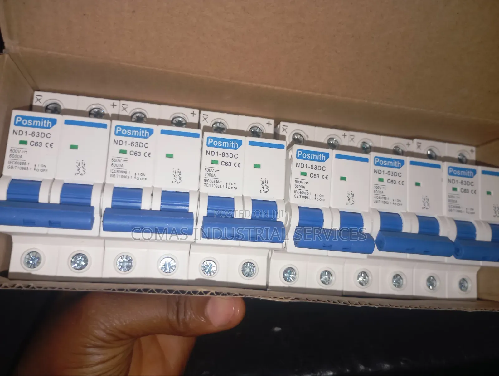 Posmith 63A DC Breaker 500V|original Solar DC MCB 2 Pole