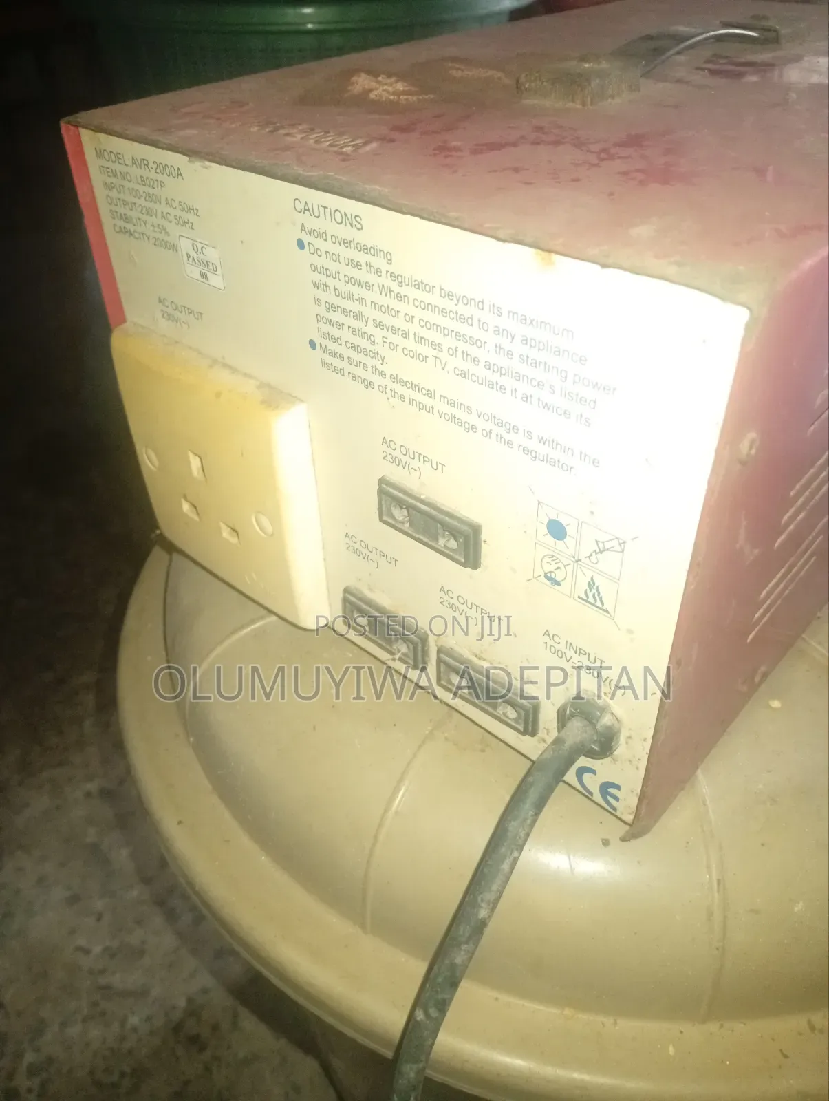 2000va Qlink Stabilizer Original Copper Coil