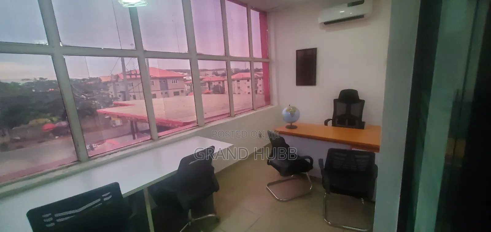Private Office With 3 Seater Workstation for Staffs