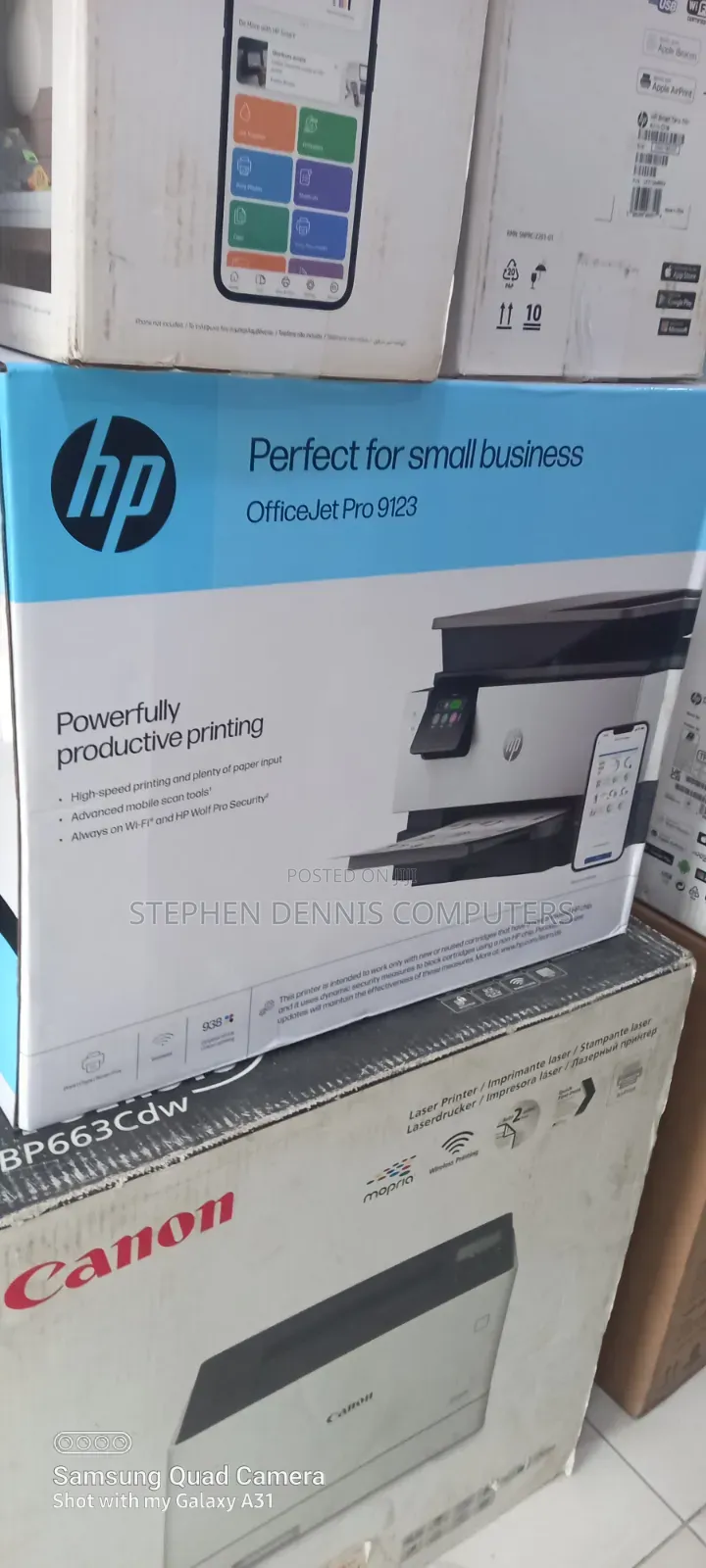 Officejet Pro 9123 Wireless Printer Powerfully Productive Printing