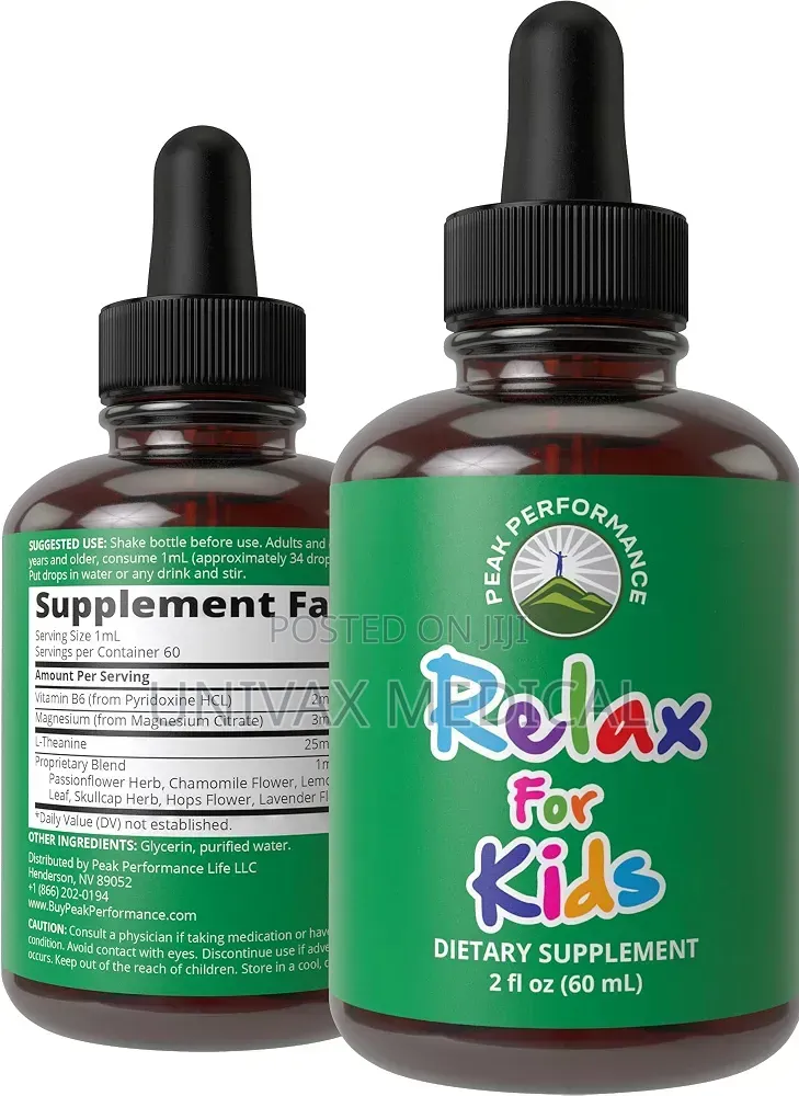 Relax for Kids - Dietary Supplement