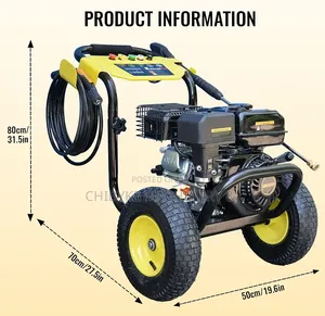 Rugged Pressure Washing Machine With Soap Ditch