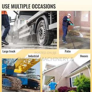 Rugged Pressure Washing Machine With Soap Ditch