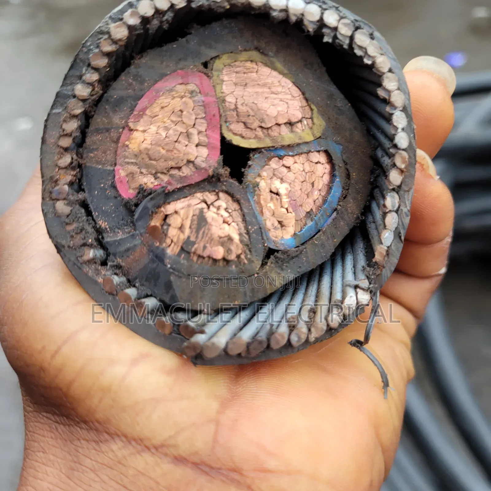 185mmx4core Amored Cable