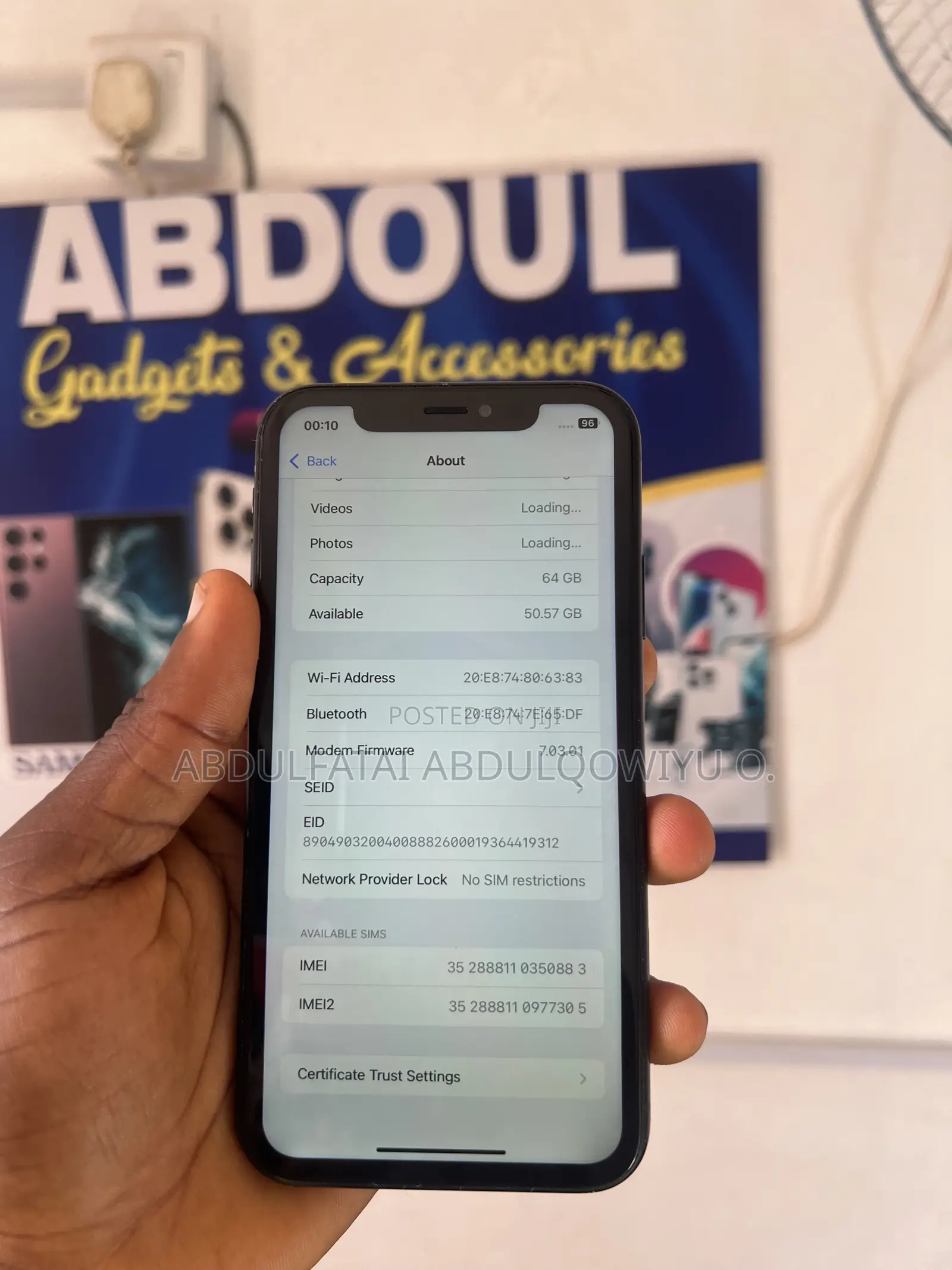 Apple iPhone XR 64 GB Black