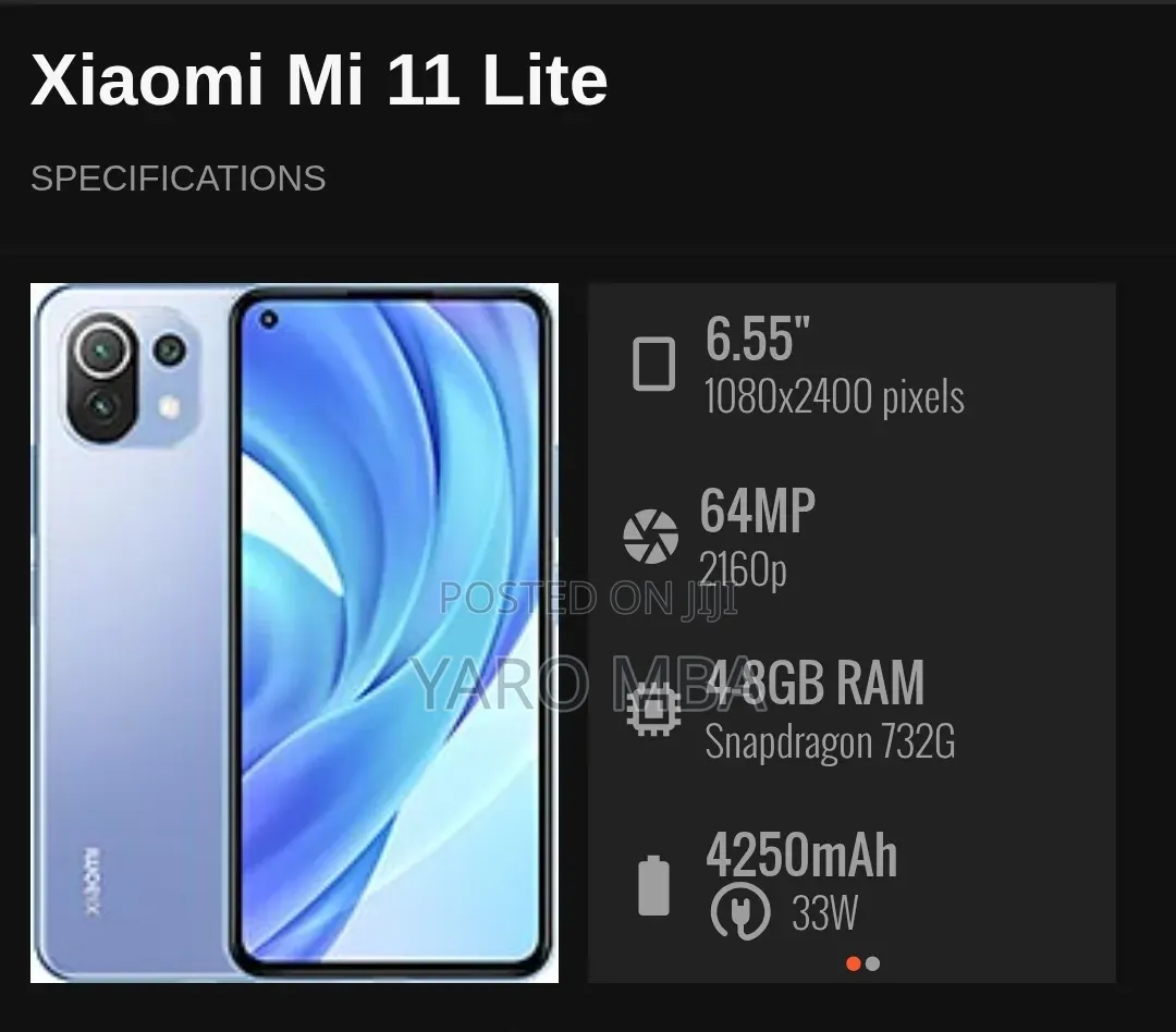 Xiaomi Mi 11 Lite 128 GB Pink