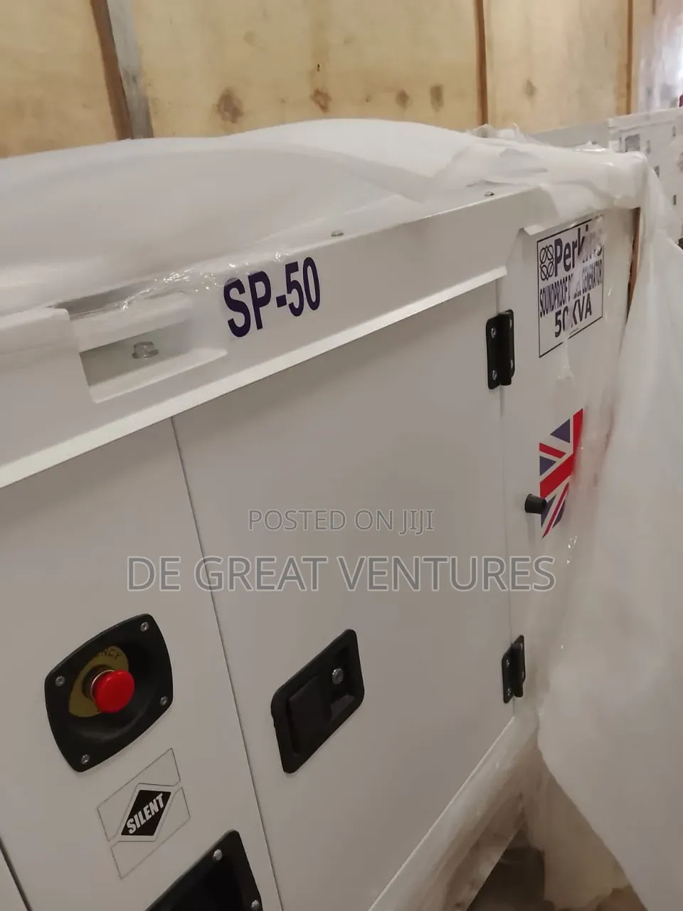 Brand New Perkins 50kva Soundproof Gen