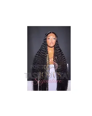 Deep Wave Full Frontal Pure Human Hair Wig | 14", 16", 18" Available