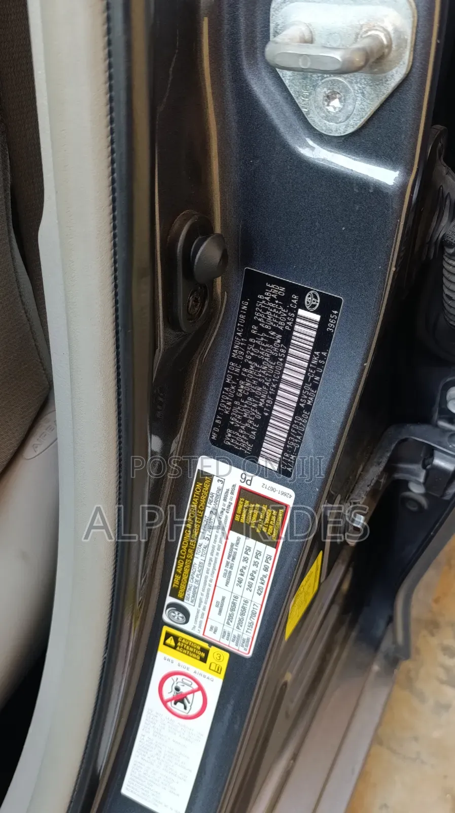 Toyota Camry 2012 Black