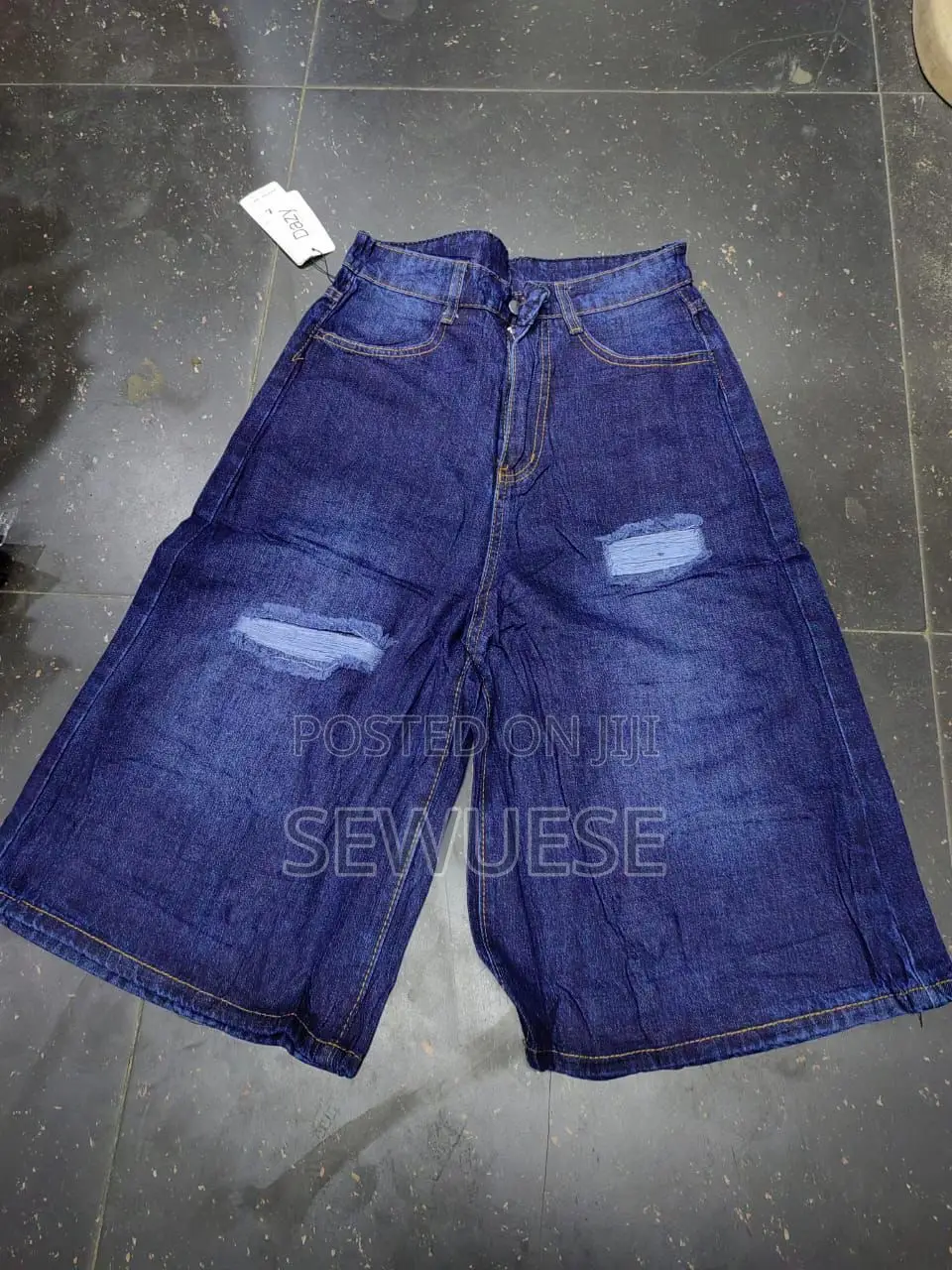 Blue Denim Jort