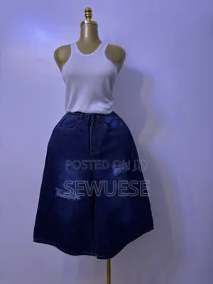 Blue Denim Jort