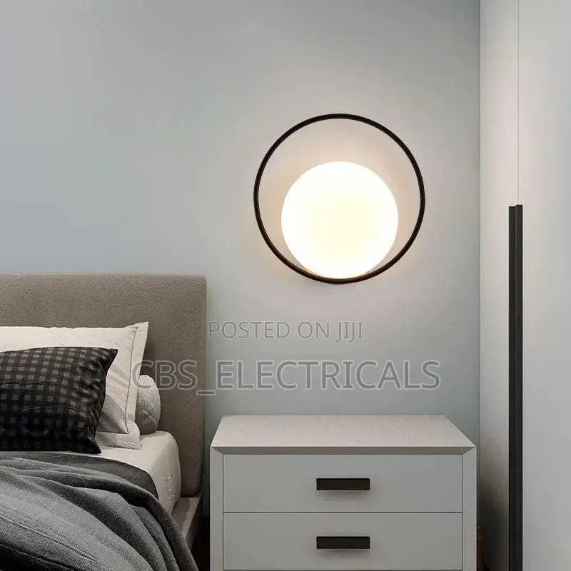 Modern Circular Ring Globe LED Wall Sconce