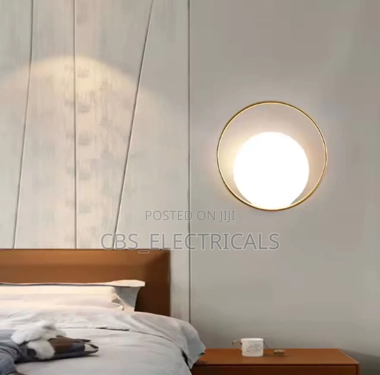 Modern Circular Ring Globe LED Wall Sconce