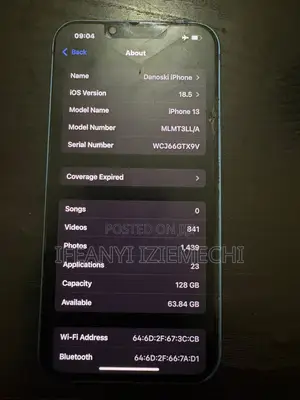 Apple iPhone 13 128 GB Blue