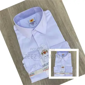 Men’s Premium Long Sleeve Plain White Shirt – Classic Formal Wear