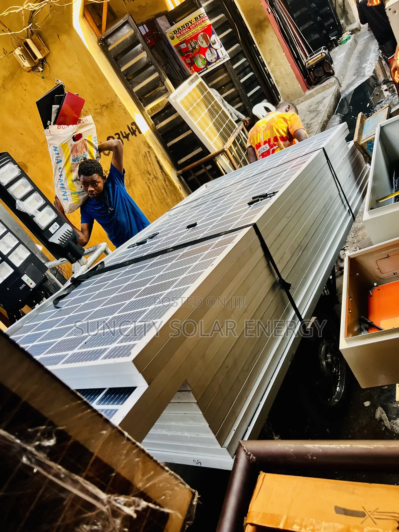 AJ 645w Bifacial Solar Panels (144cells)