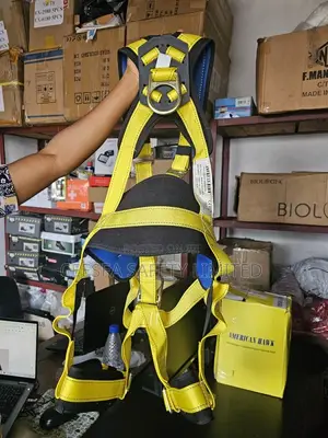 Full Body Safety Harness Fall Protection Kit With Lanyard