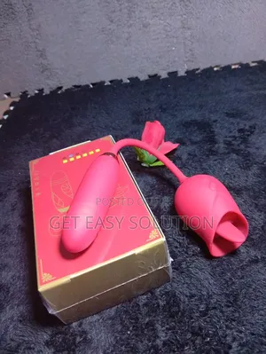 Rose Vibrator 10 Speed Vibrating Clit Nipple Sucker