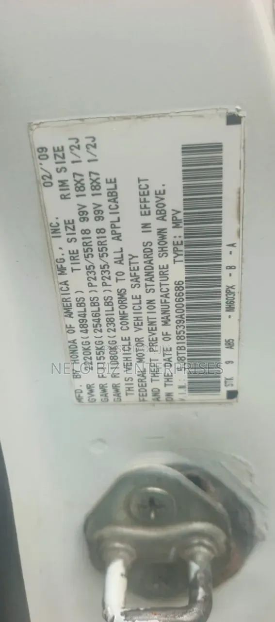 Acura RDX Automatic Tech Package 2009 White