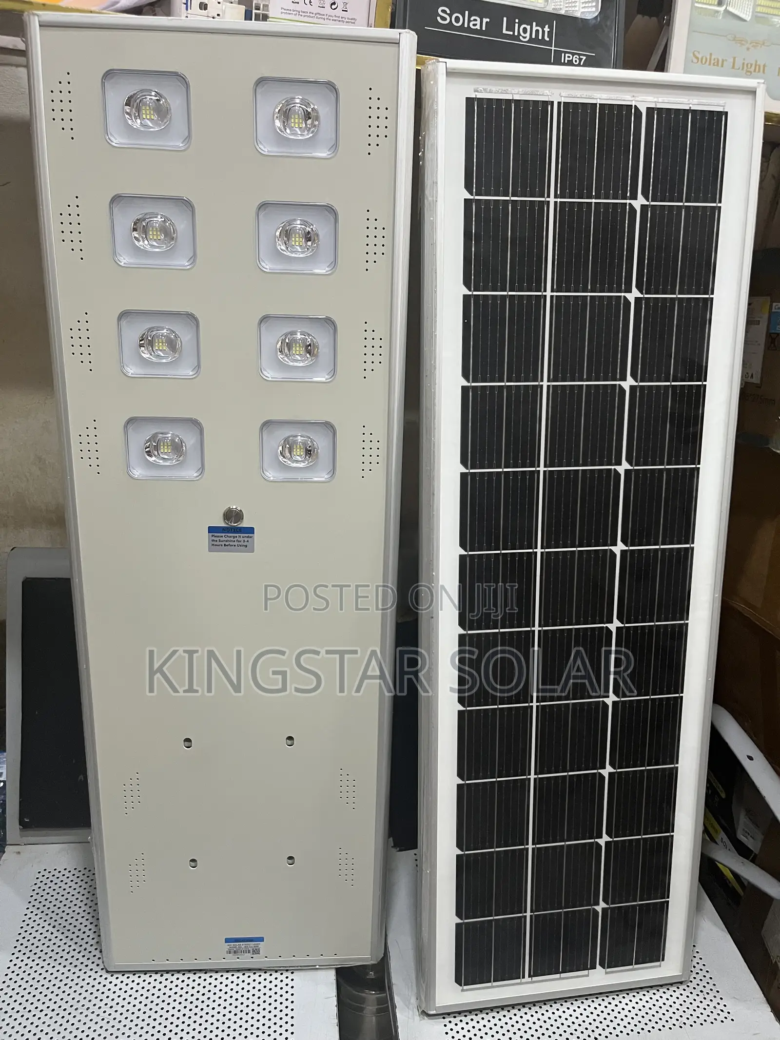 Wakatek 60w All in One Solar Street Light