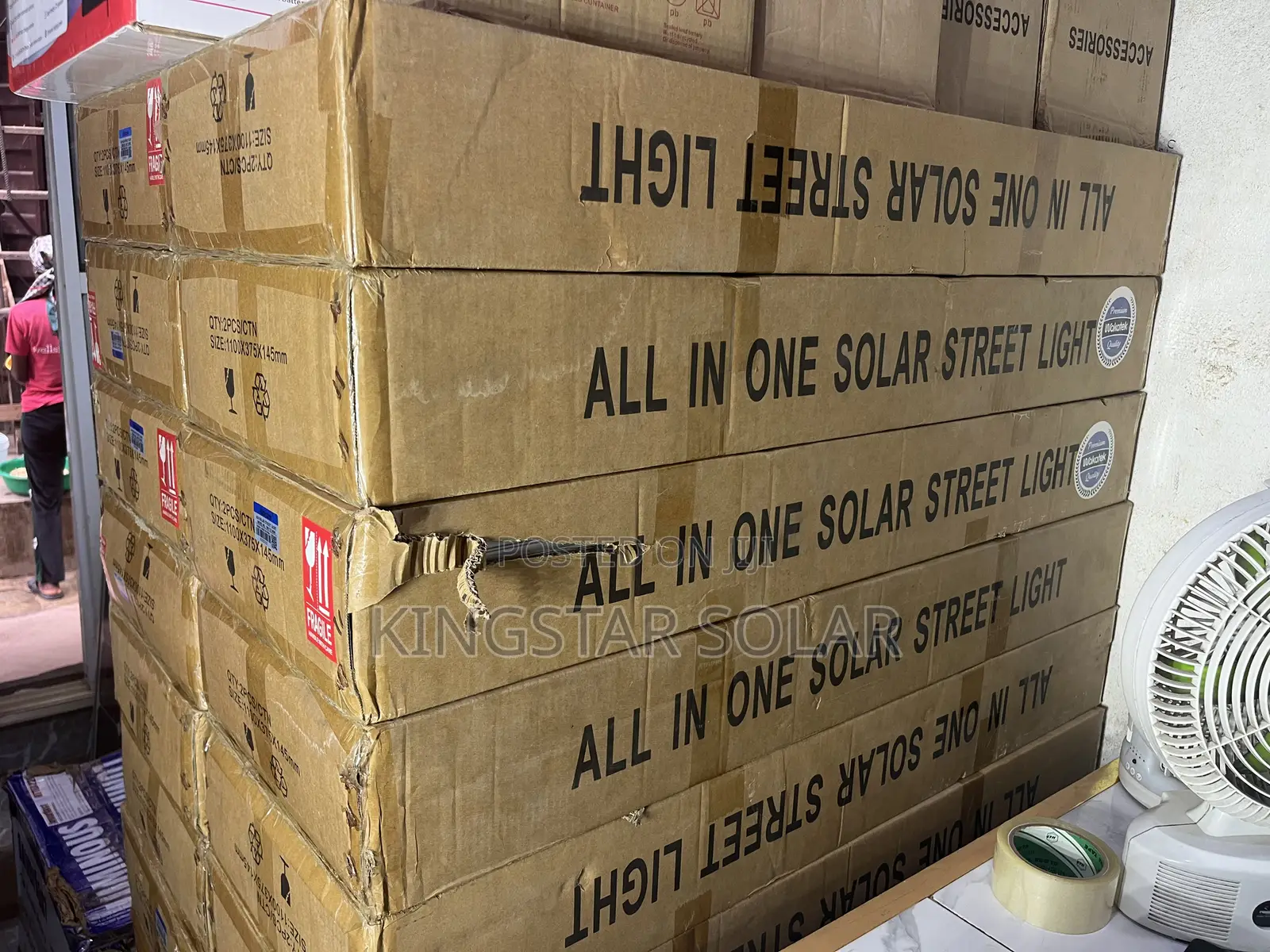 Wakatek 60w All in One Solar Street Light