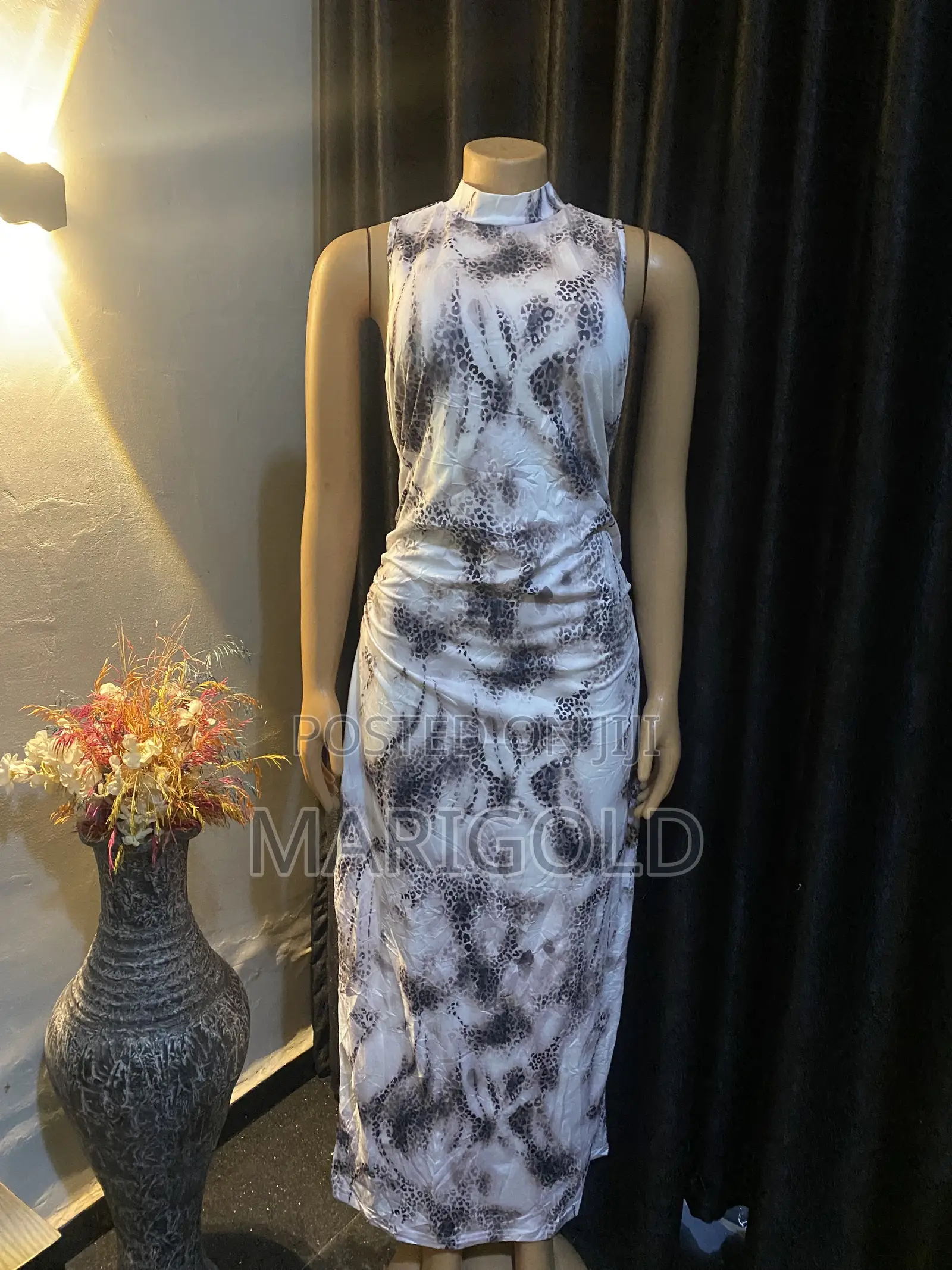 Pattern Maxi Gown