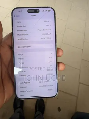 Apple iPhone 15 Pro Max 256 GB Silver
