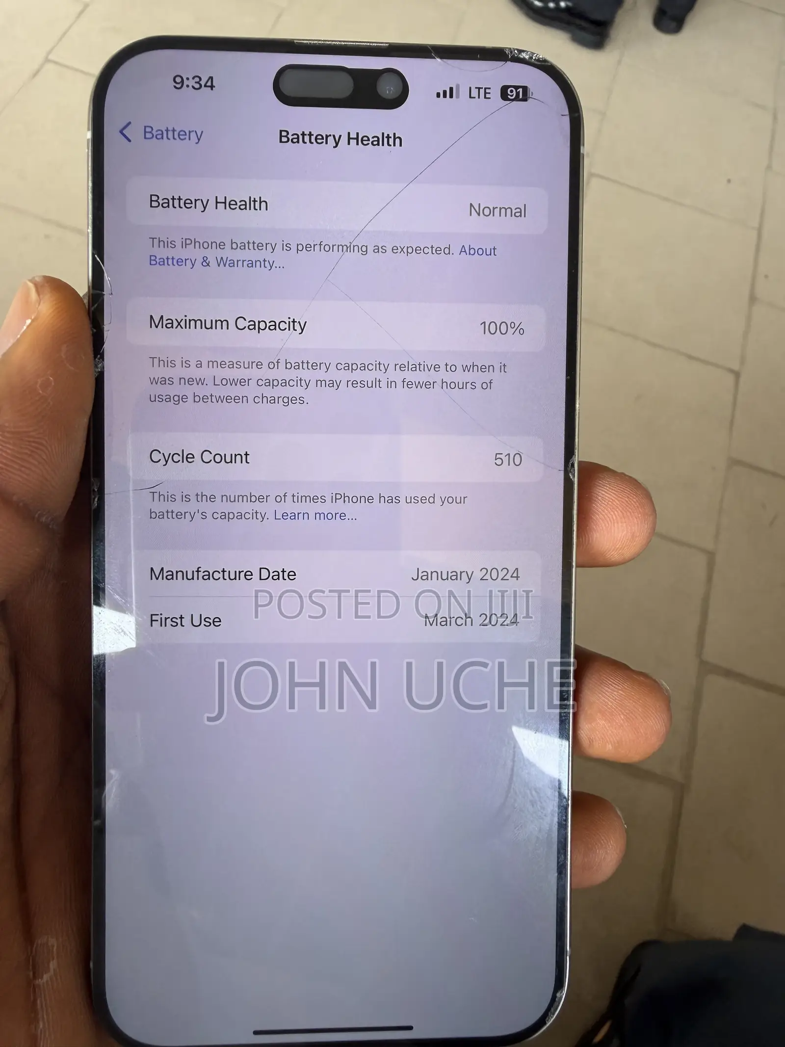 Apple iPhone 15 Pro Max 256 GB Silver