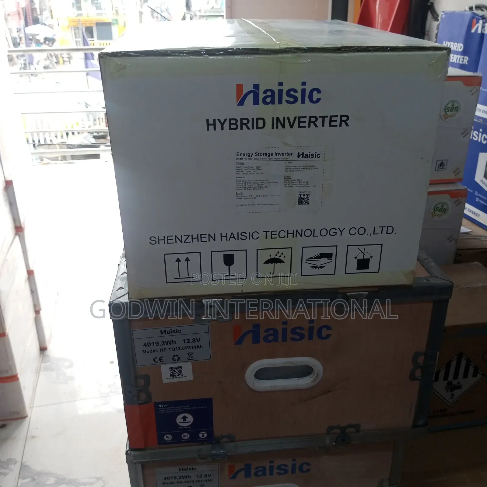 Haisic Stackable 4kwh 1.5kva 12v Inverter