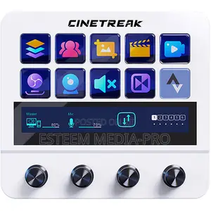 CineTreak CT-SD10W Touchscreen Streaming Console With 10 LCD Keys