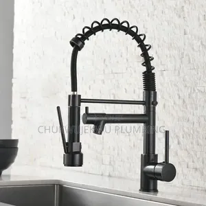 Black Kitchen Mixer Hot and Cool