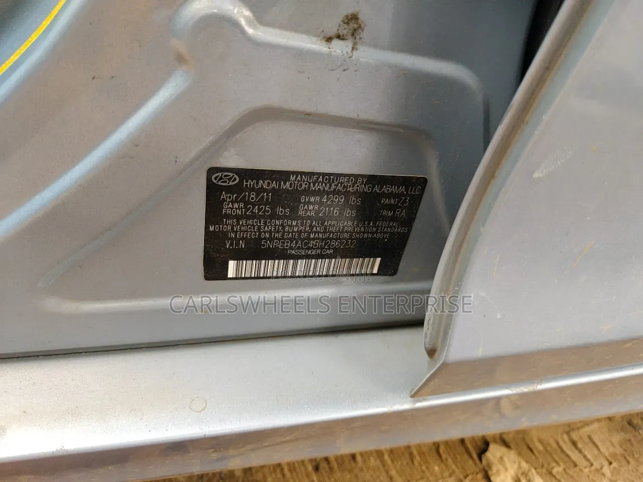 Hyundai Sonata 2011 Blue