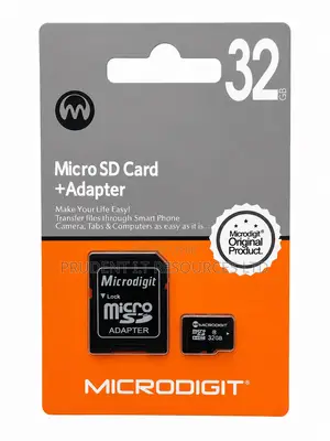 Icrodigit 32GB MicroSD Memory Card + Adapter