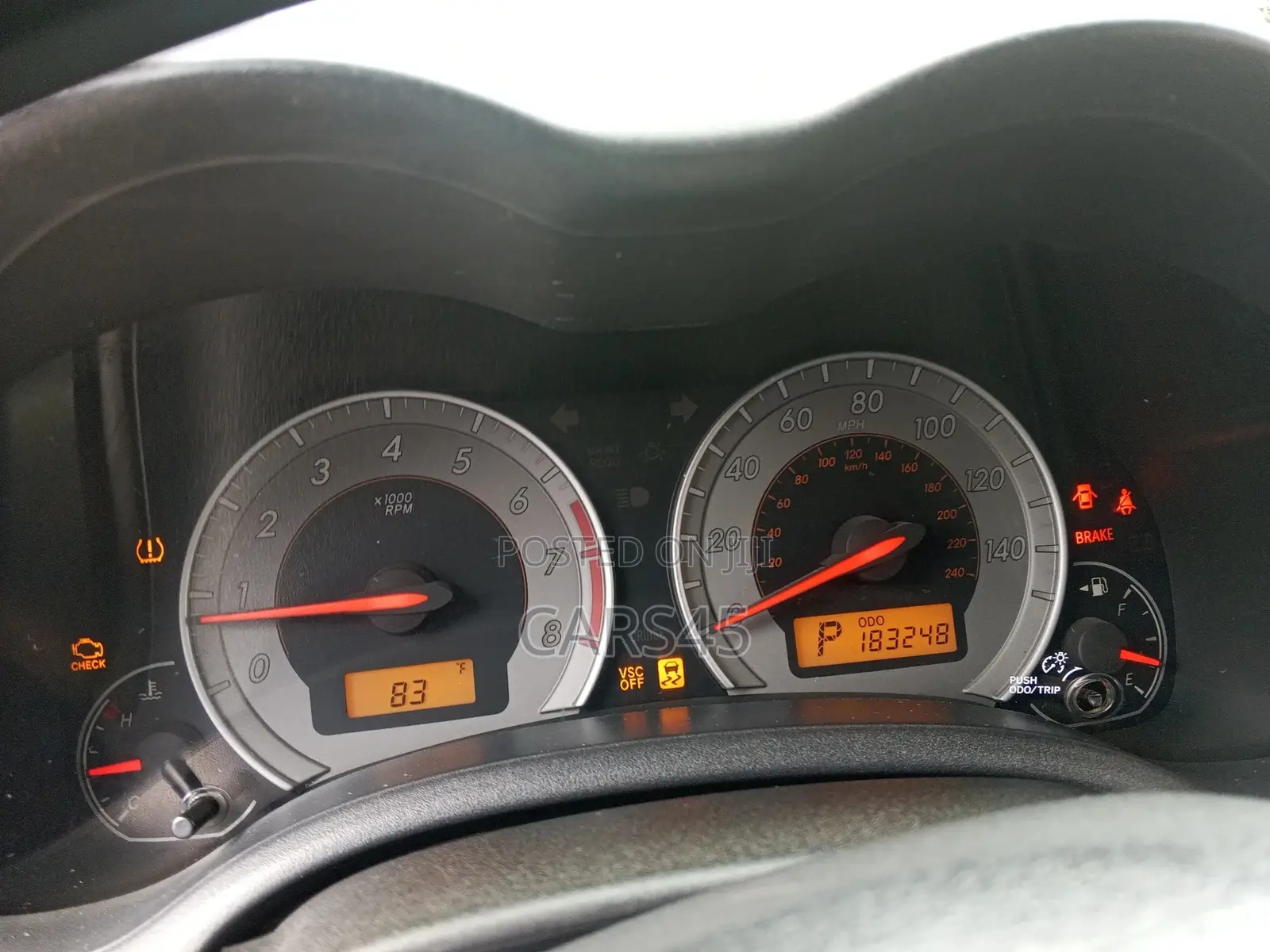 Toyota Corolla 2010 Black