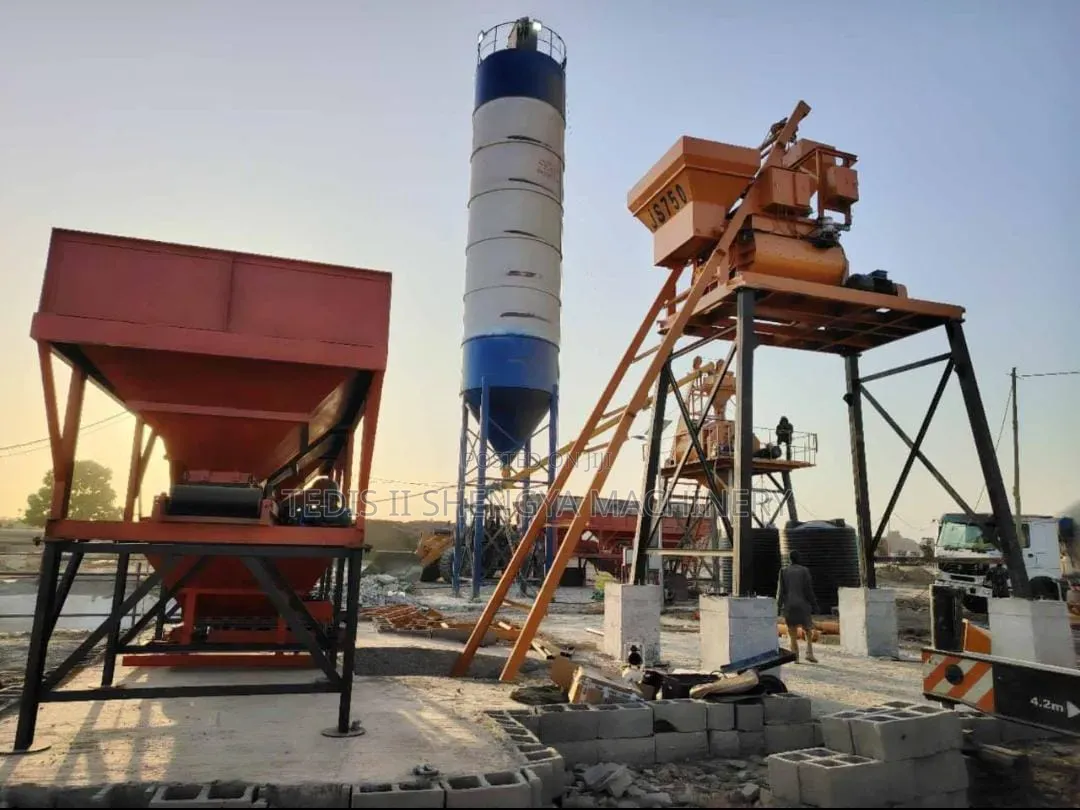 Concrete Batching Plants With Cement Silo