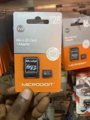 Microdigit 128GB MicroSD Memory Card + Adapter
