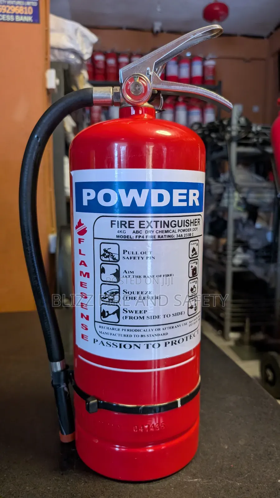 4kg DCP Fire Extinguisher