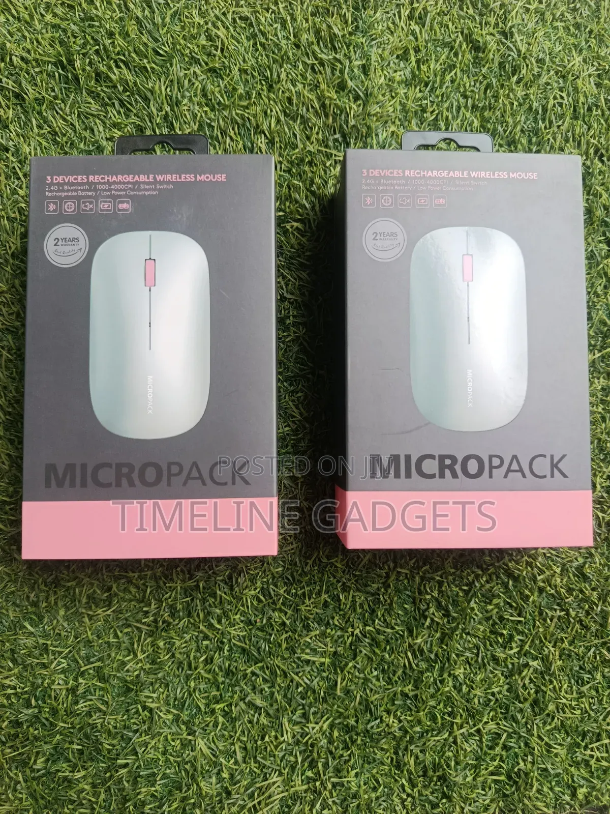 Micropack 3 Devices Rechargeable Wireless Mouse