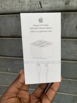 Apple 35W USB-C Power Adapter + USB-C to Lightning Cable