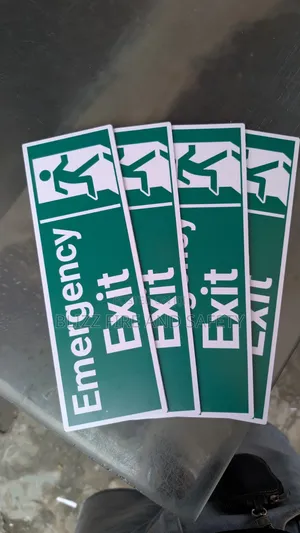 Fire and Emergency Exit Signage