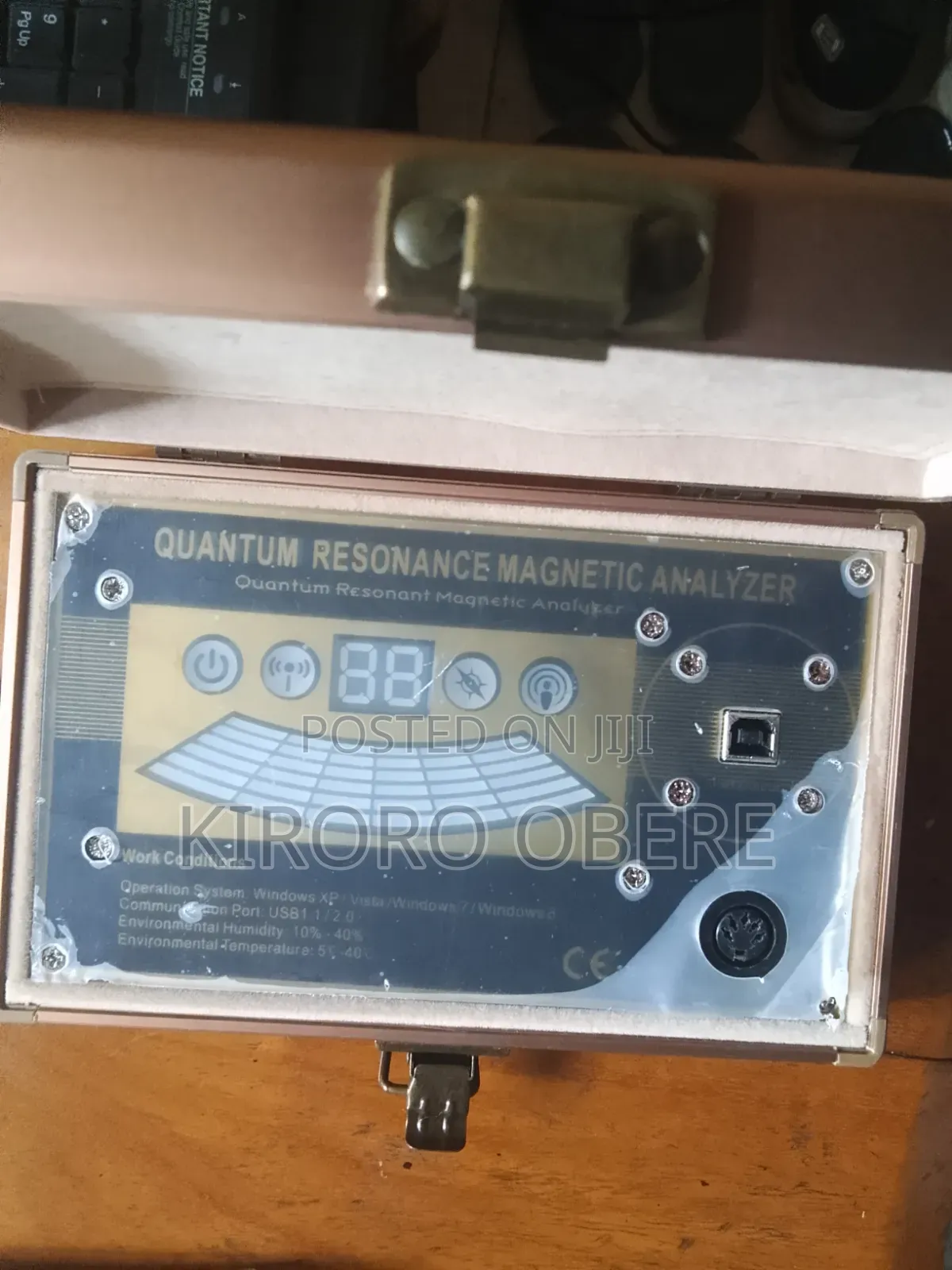 Quantum Resonance Magnetic Analyzer