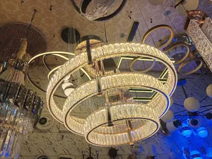Crystal Flush Chandelier